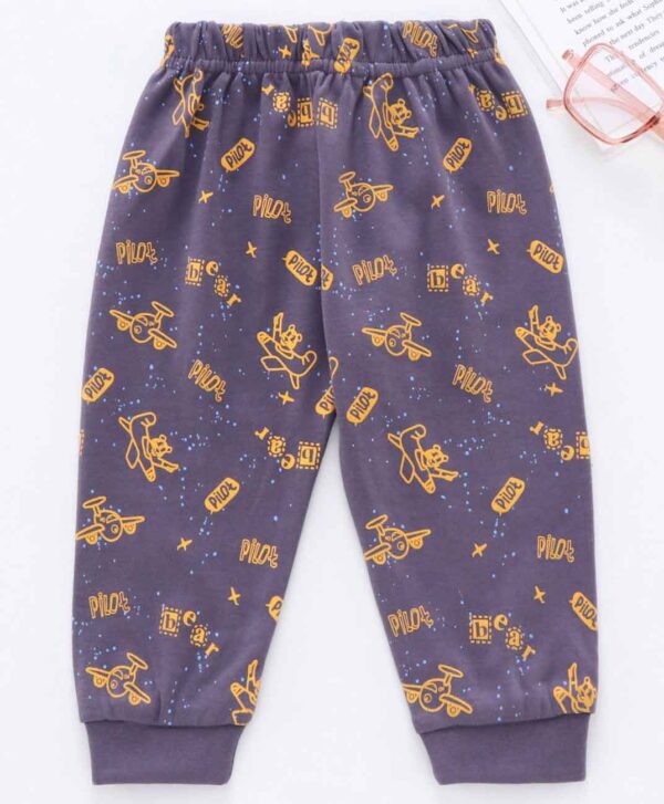 Full Length Lounge Pant Aeroplane Print