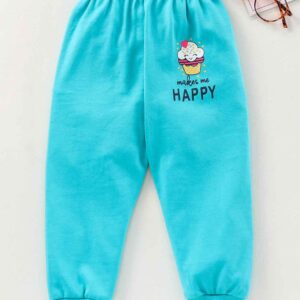 Full Length Track Pant Cup Cake Print