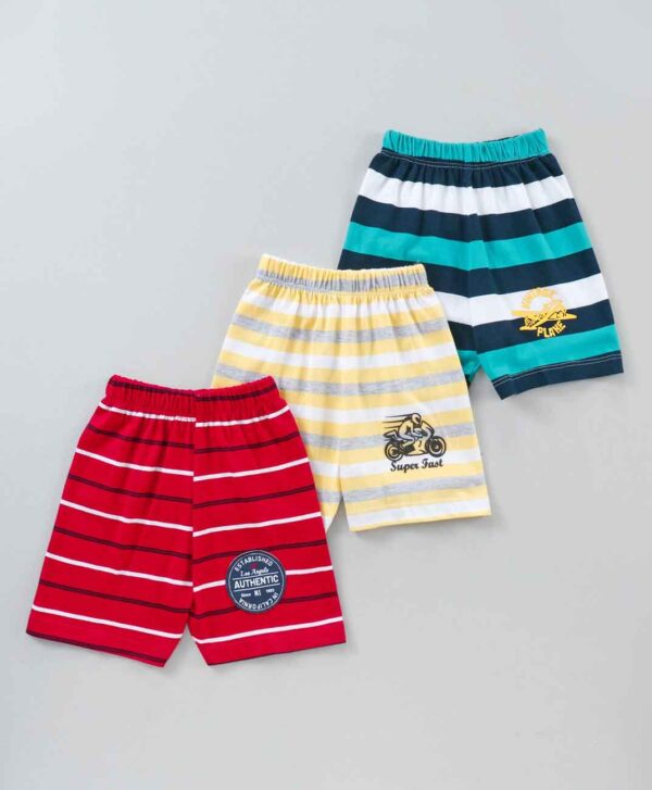 Above Knee Length Shorts Pack of 3