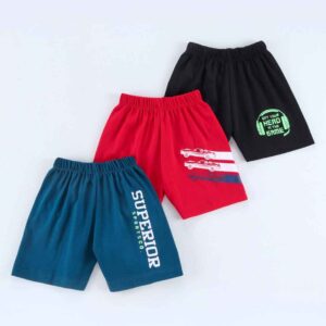 Knee Length Printed Shorts Pack of 3