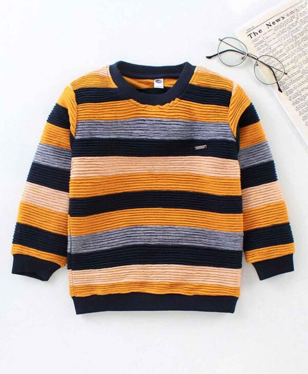 Full Sleeves Stripe Sweatshirt