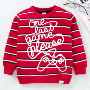 Full Sleeves Sweatshirt Text Graphic