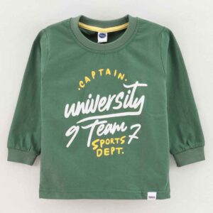 Full Sleeves Cotton T-shirt Placement Print