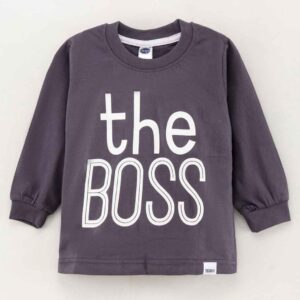 Full Sleeves Cotton T-shirt Placement Print