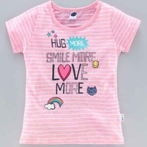 Half Sleeves Top Text Print